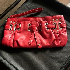Red Women's Clutch Bag